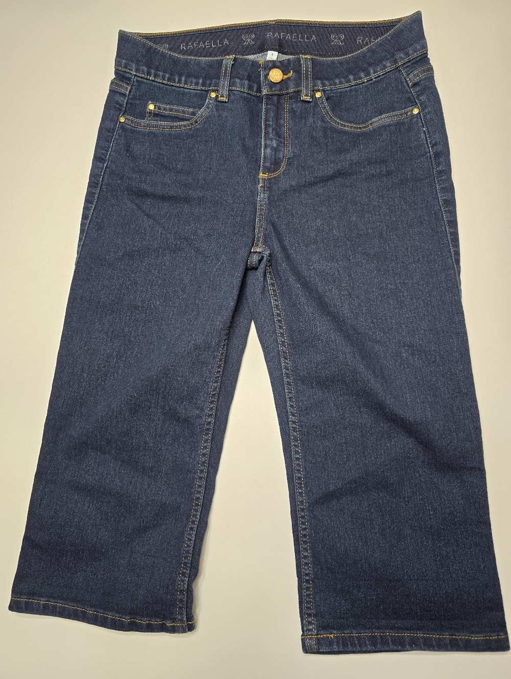 Rafaella Dark Blue Women's  Capris size 8